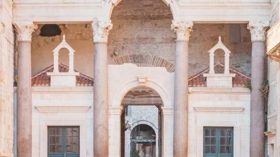 Square of Diocletian Palace Split Croatia