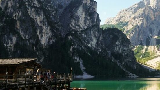 Lago di Braises Prags South Tyrol Dolomites Italy