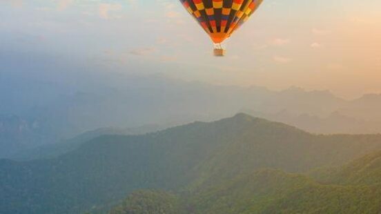 Hot air balloon in Chiang Mai Thailand