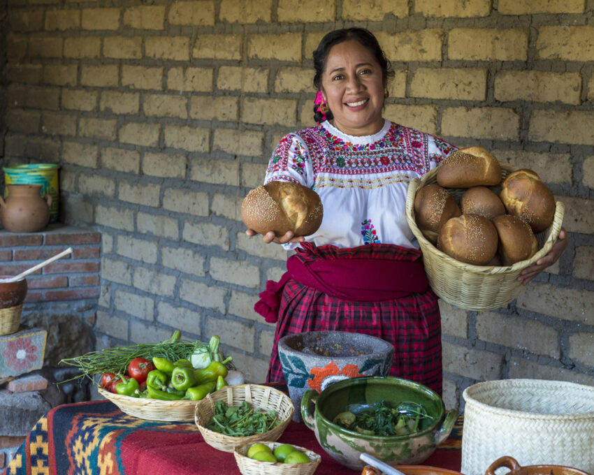 Market visit and cooking class with a Zapotec family