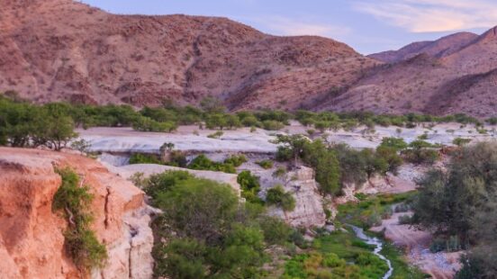 The rocky landscapes of Kaokoland, Namibia