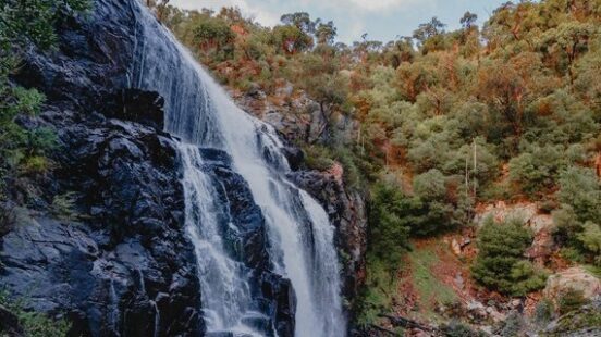 MacKenzie Falls is the only one in the park that flows in every season, Victoria