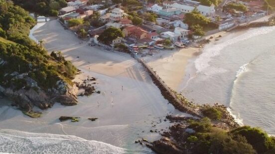 Florianópolis in Brazil, a coastal city encompassing the idyllic island of Santa Catarina.