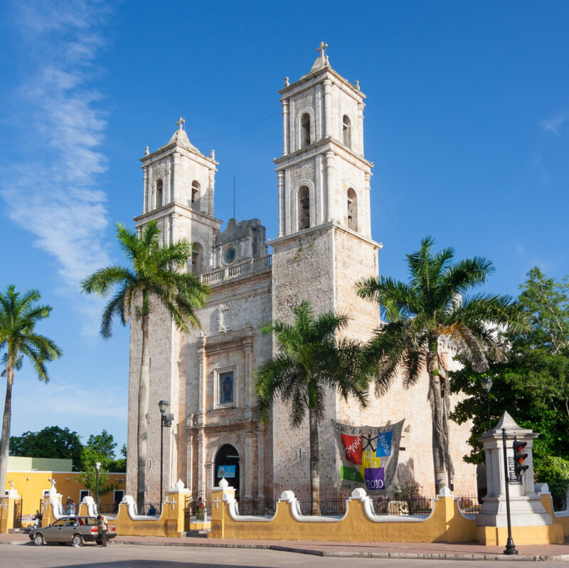 Cathedral San Ildefonso in Mérida, Mexico