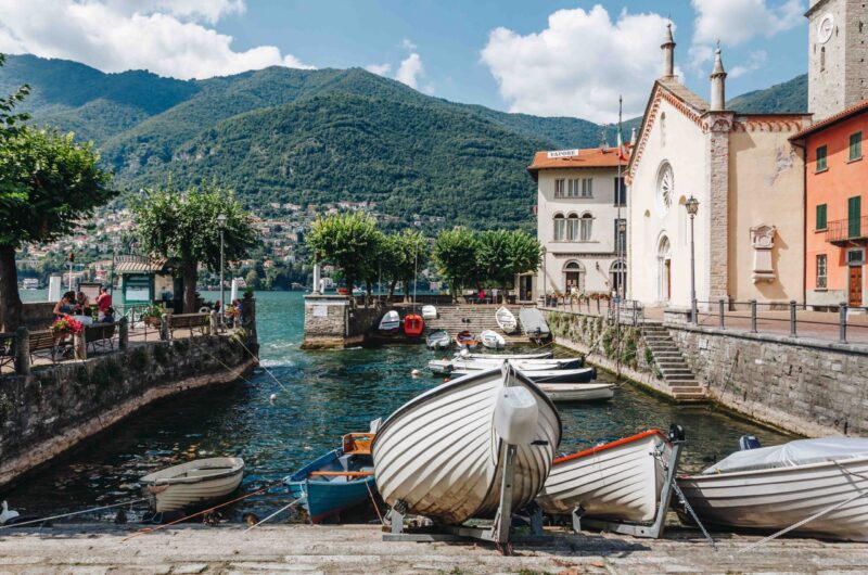 a nice village at the como lake. Lombardy. Italy