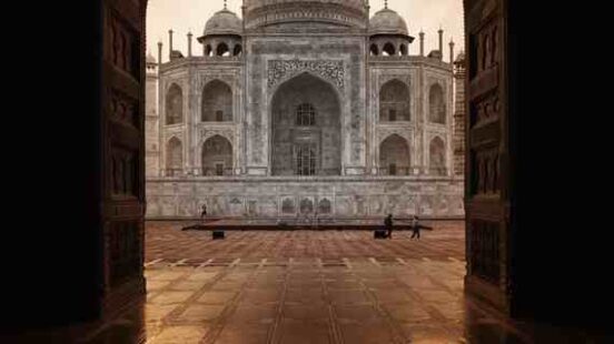 The Taj Mahal in Agra India