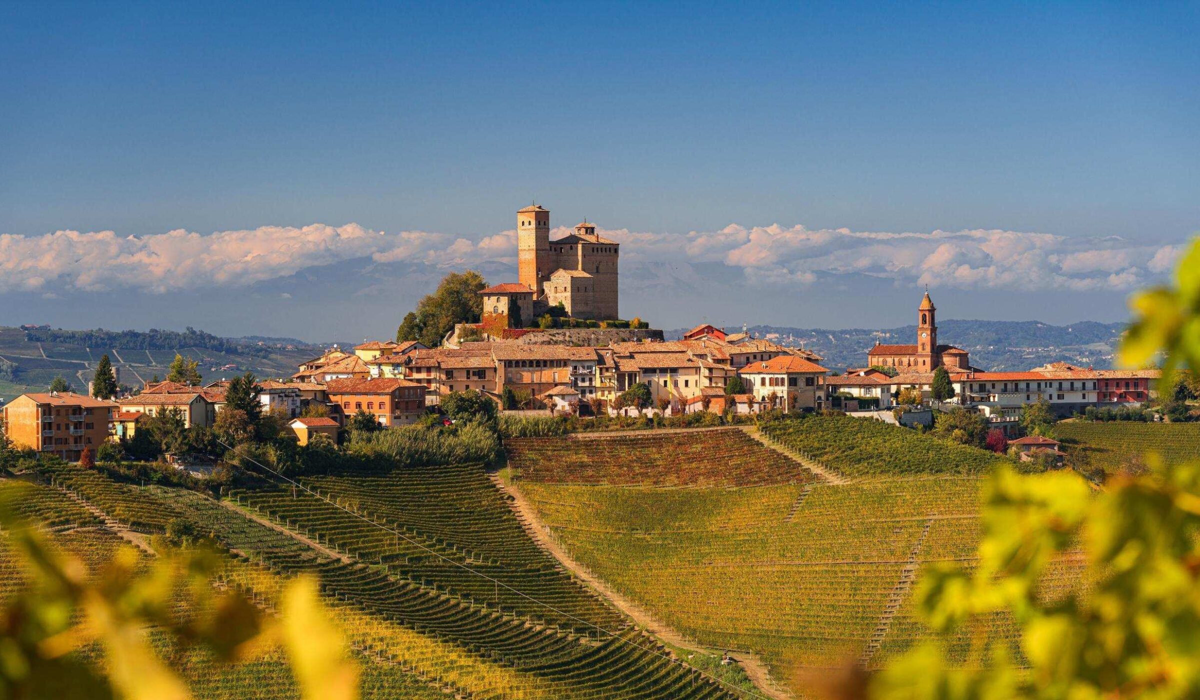 A small town in the countryside of Piedmont, Italy