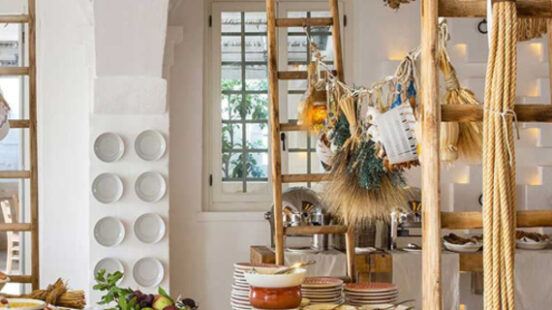 Borgo Egnazia breakfast.