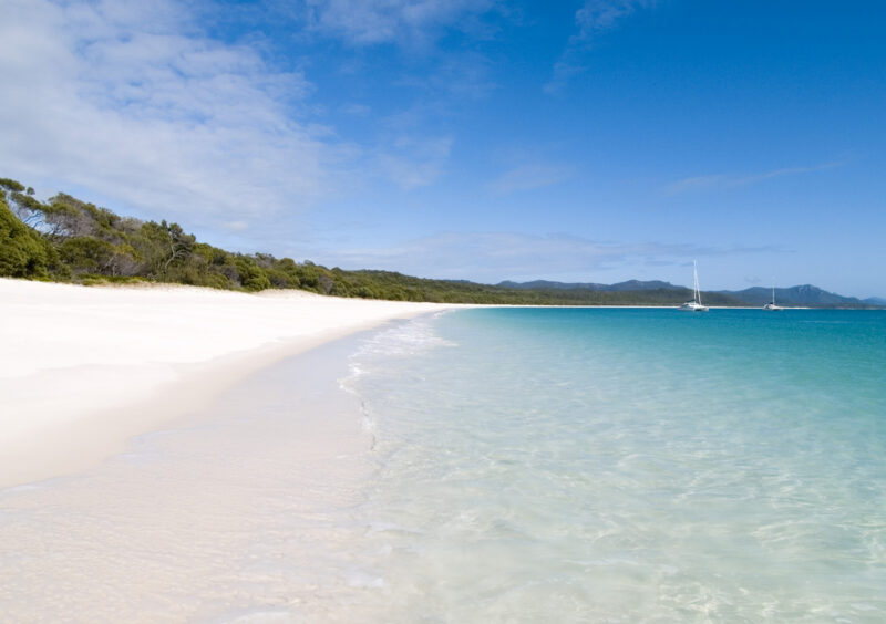 93172635 Vibrant Color, Photography, No People, Beauty In Nature, Coastline, Whitehaven Beach, Color Image, Beauty, Scenics, Bright, White, Blue, Tropical Climate, Travel Destinations, Vacations, Nature, Outdoors, Horizontal, Image, Whitsunday Island, Queensland, Australia, Day, Summer, Sand, Island, Beach, Landscape, Sea, Water’s Edge, Water, Concepts And Ideas, Nature, Travel Locations, Time, Summer Whitehaven beach, scene from sailing the Whitsunday Islands in Queensland Australia