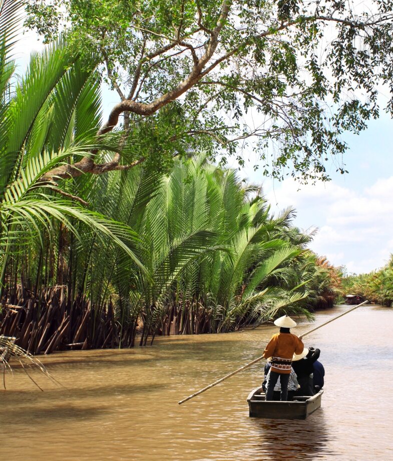 A boat ride down the Mekong Delta in Vietnam