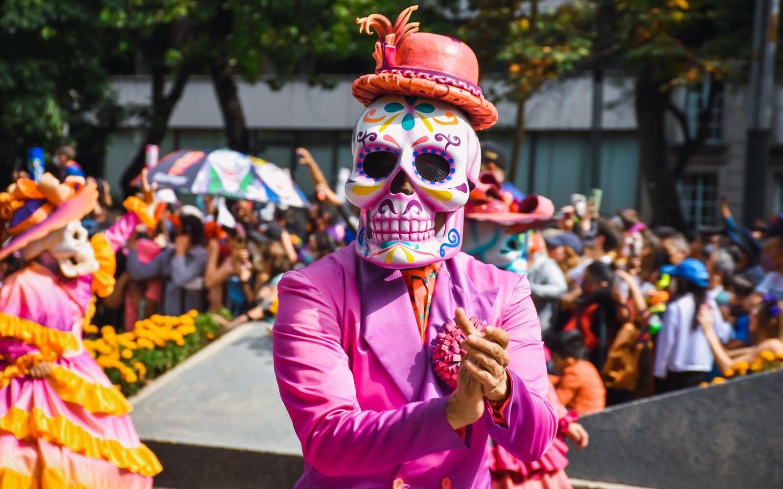 The Day of the Dead parade in Mexico City