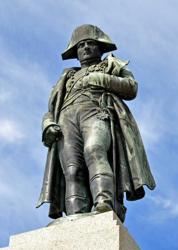 Statue of Napoleon in Corsica