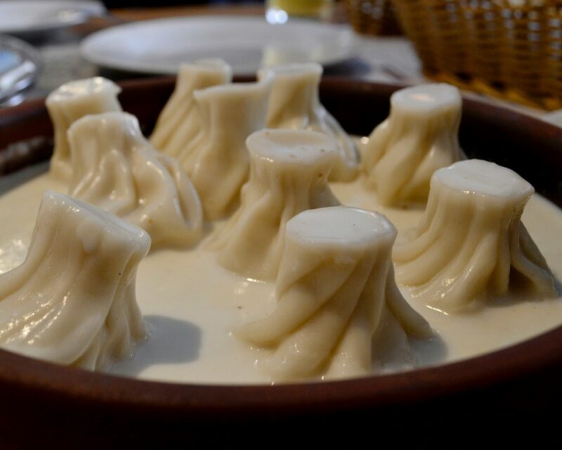khinkali soup dumplings Tibilisi Georgia