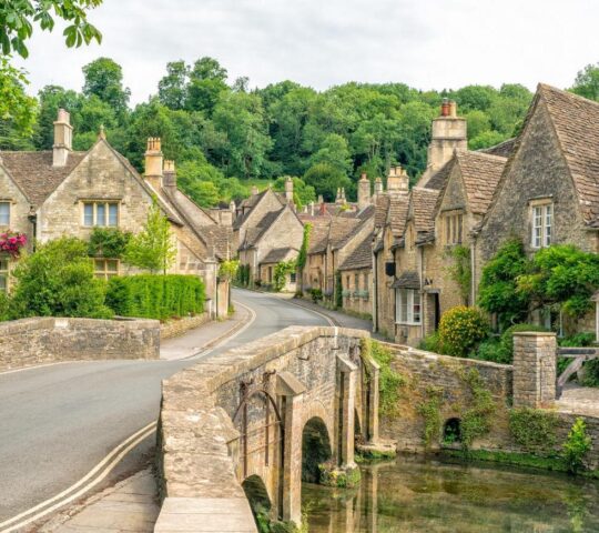 The village of Castle Combe in the Cotswolds