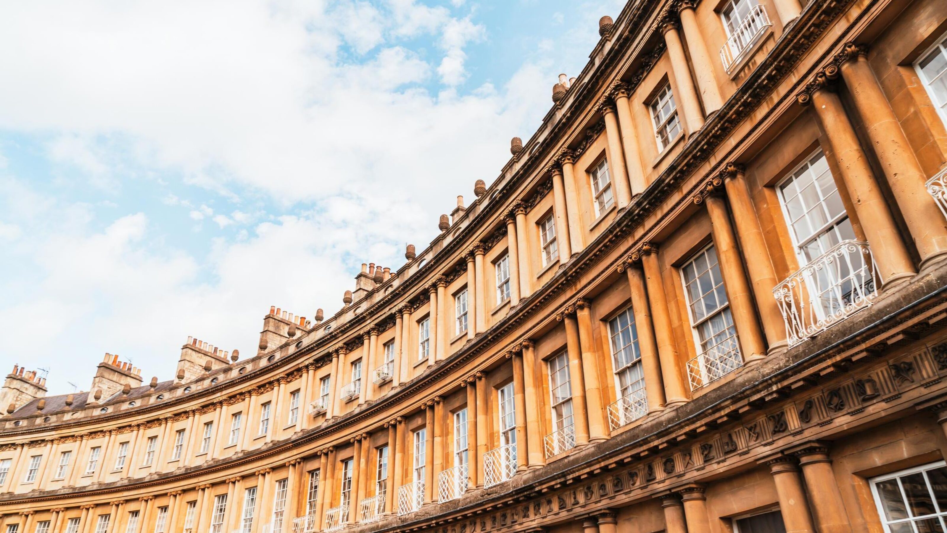 Historic houses in the Circus, Bath