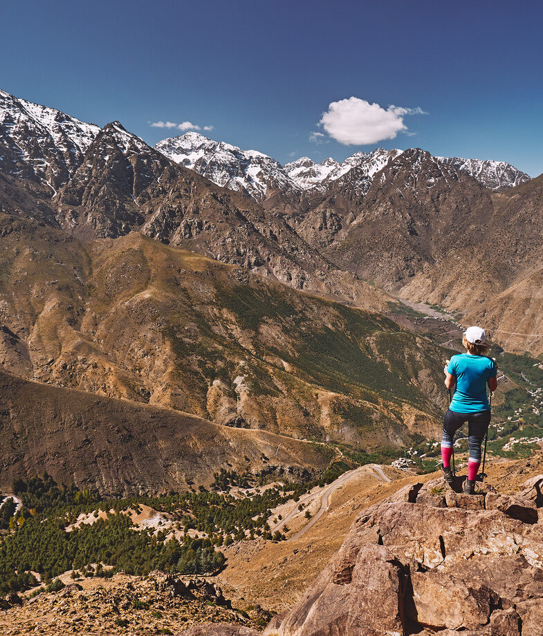 The sweeping views of the Atlas Mountains above Imlil in Morocco and the stone paths of the Colombiax27;s ancient Camino Real between Barichara and Guane.