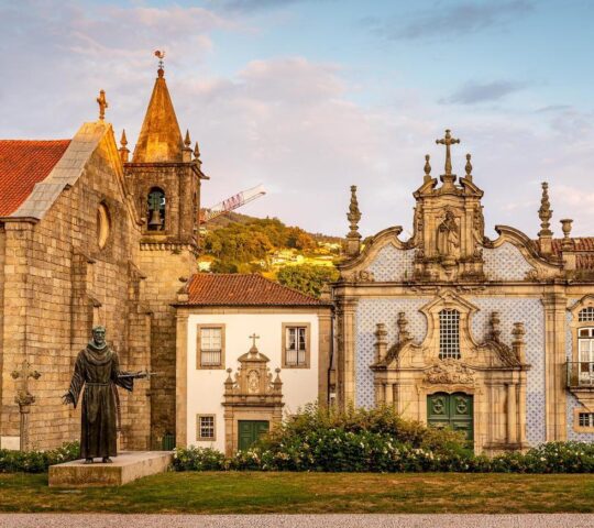 Visit Guimarães, considered the birthplace of Portugal