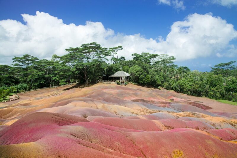 seven coloured earths Mauritius
