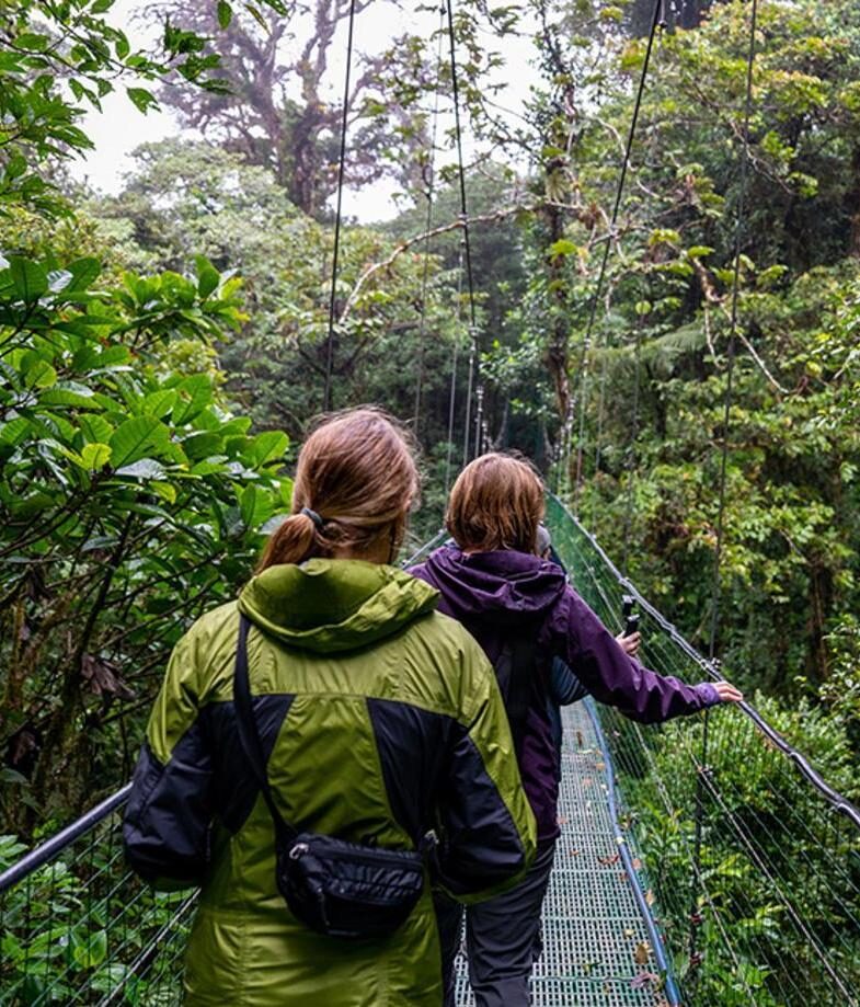 A family adventure in Costa Rica exploring the rainforest canopy