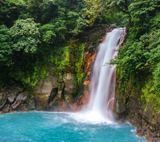Río Perdido’s thermal river, ready for a dip