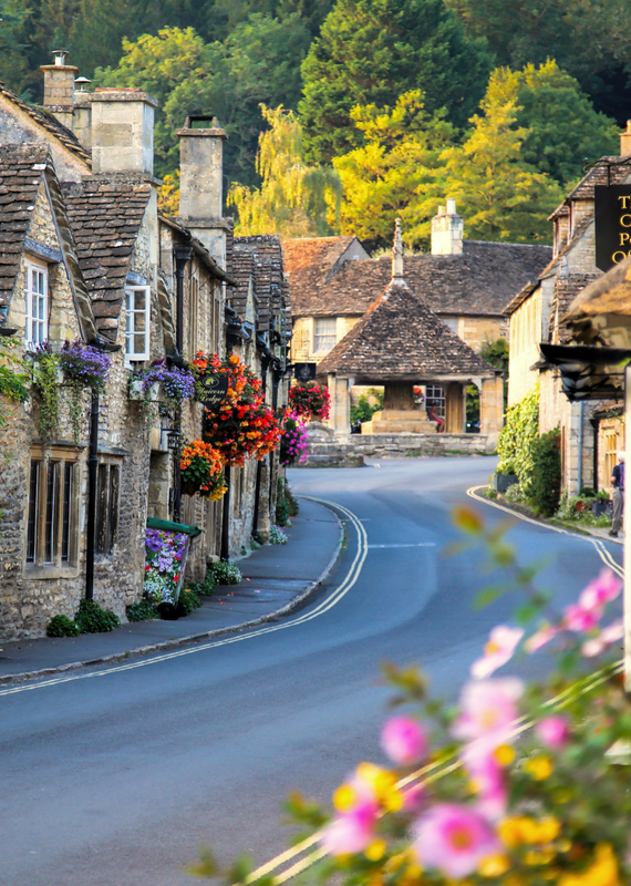 The Cotswolds road UK