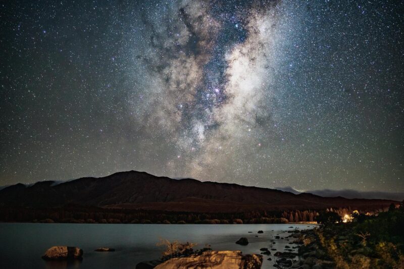 Stargazing in lake tekapo New Zealand