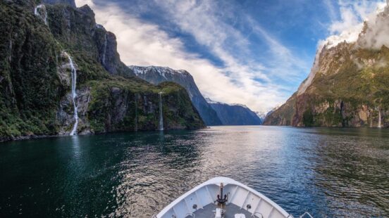 Milford Sound cruise in New Zealand