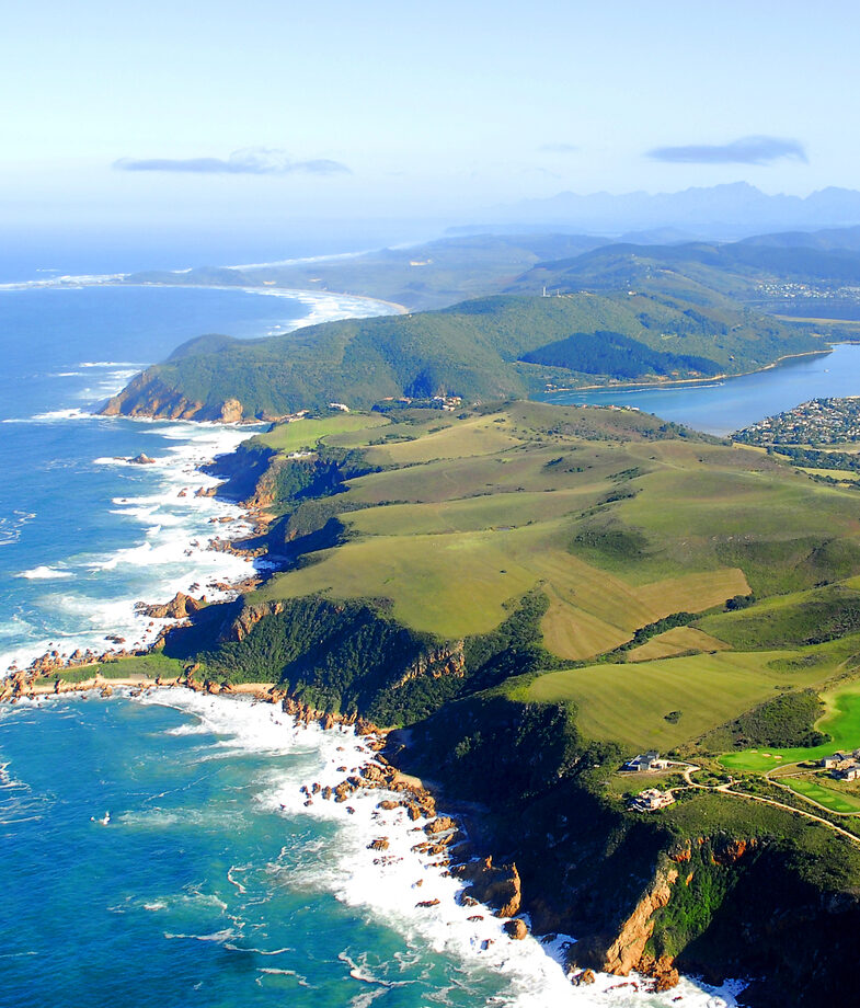 The rolling vineyards around Stellenbosch in South Africa’s Winelands, and the Garden Route’s coastline of cliffs, forests and beaches stretching along the southern Cape.