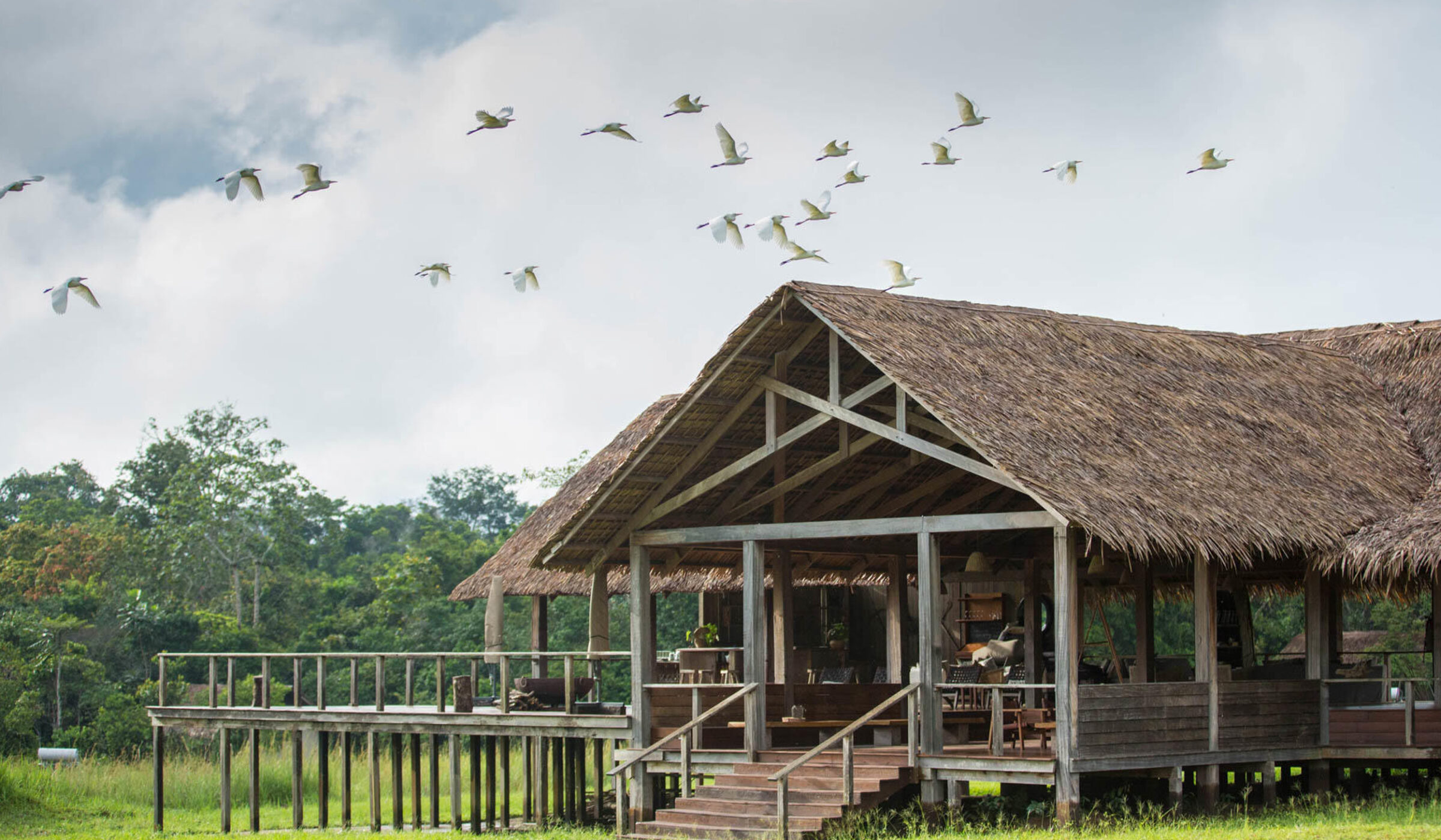 Riverside relaxation at Mboko Lodge