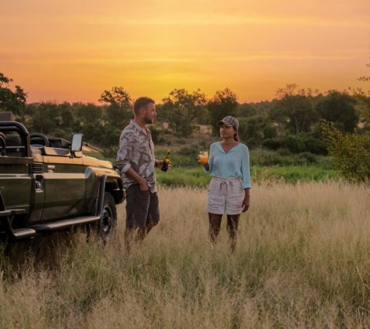 Enjoy sundowners with a view each evening