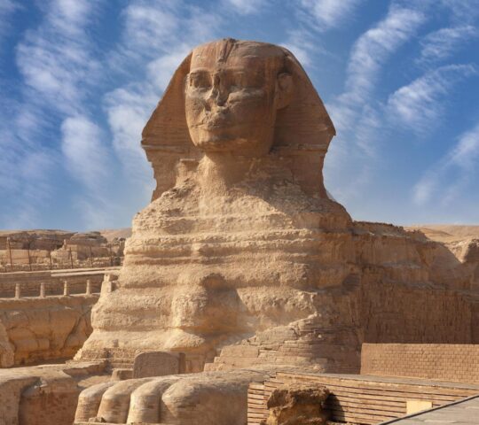 Visiting the Great Sphinx of Giza, the world’s oldest and largest monolithic sculpture