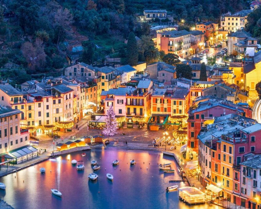 A sunset cruise around Portofino