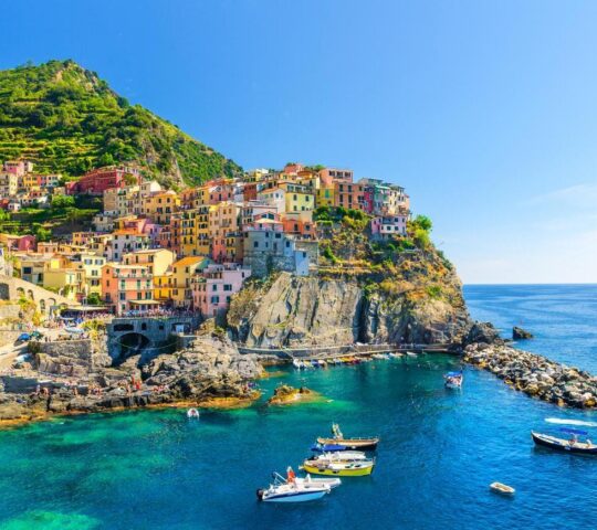 Take in the colours of Cinque Terre