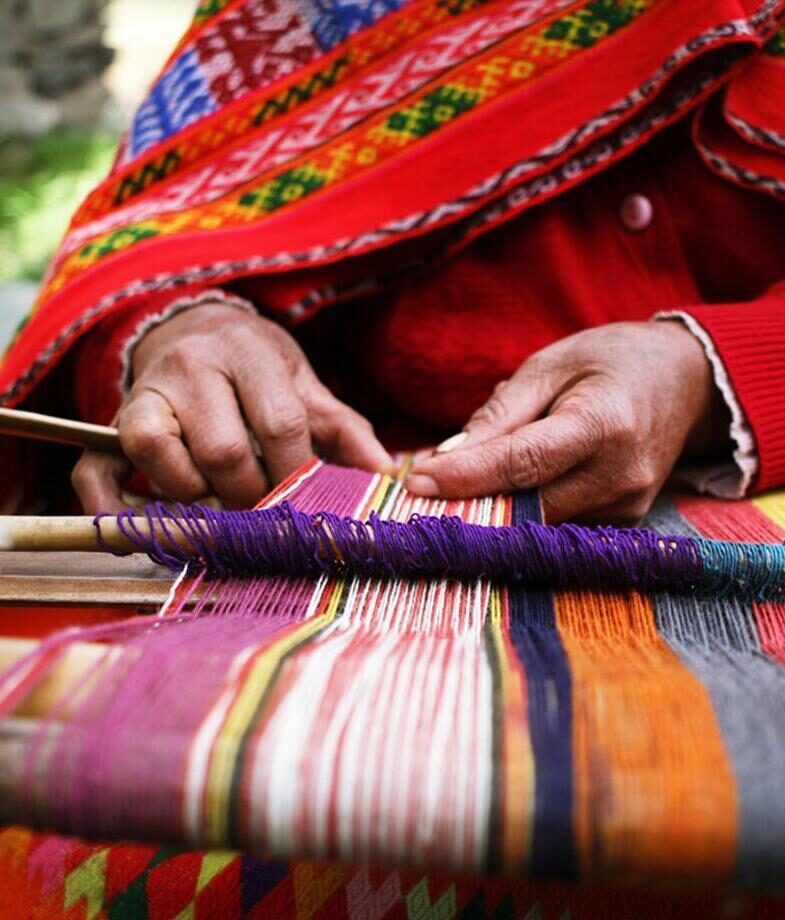 Reading the carved history of the Temple of Edfu in Egypt, and discovering ancestral weaving traditions and natural dyes in Peru’s Sacred Valley.
