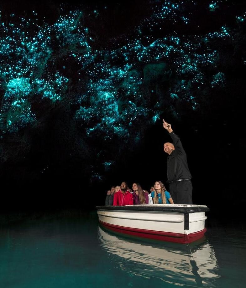 Practising the art of the samurai sword in Tokyo, and watching bioluminescent glowworms cast a blue glow across New Zealand’s limestone Waitomo Caves.
