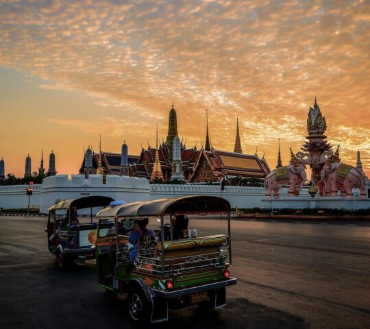 Navigate the streets of Bangkok by tuk tuk