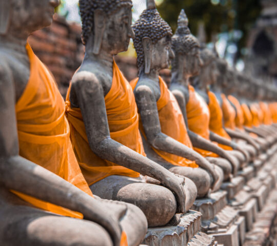Admire the ruins of the ancient city of Ayutthaya