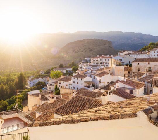 White lime reflects the Andalusian sun, helping these hilltop homes stay cooler