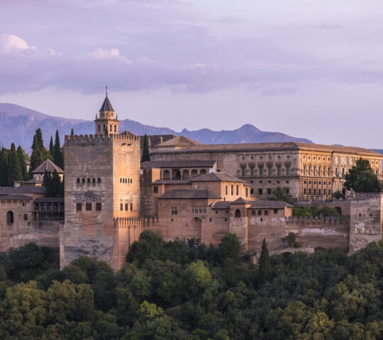The Alhambra takes its name from the Arabic for ‘the red fort’