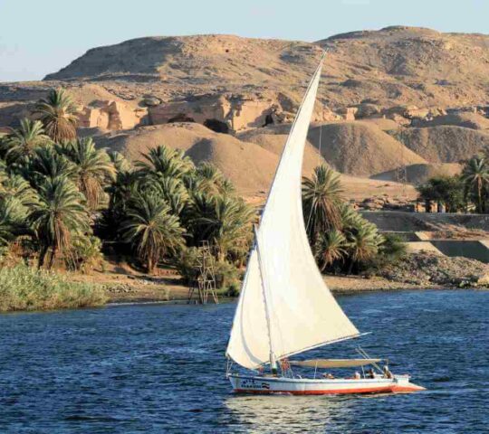Glide along the Nile in a felucca