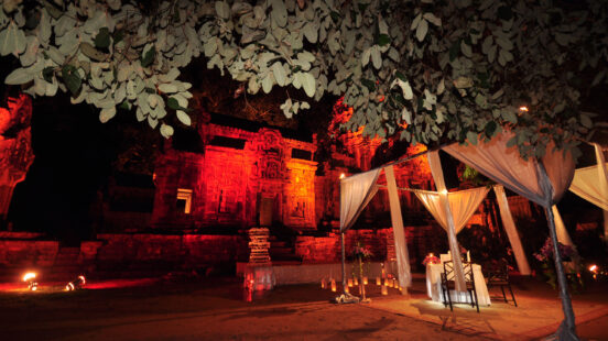 Private dining at the Angkor Temples, Angkor Wat & Siem Reap, Cambodia